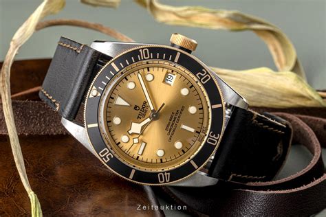 tudor black bay gold and steel|79733n.